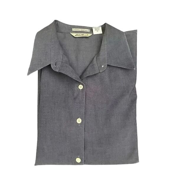 Eddie Bauer Wrinkle Resistant Long Sleeves Mens Button Down Shirt SZ XL - Picture 3 of 5